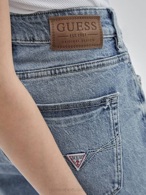 GUESS jeans con paneles reciclados de originals x homeboy unisexo 0P8X157 denim reciclado multicolor vestir