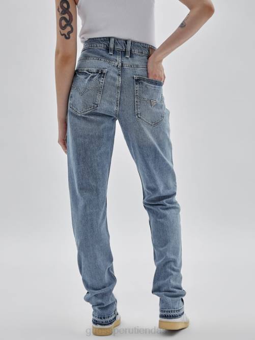 GUESS jeans con paneles reciclados de originals x homeboy unisexo 0P8X157 denim reciclado multicolor vestir