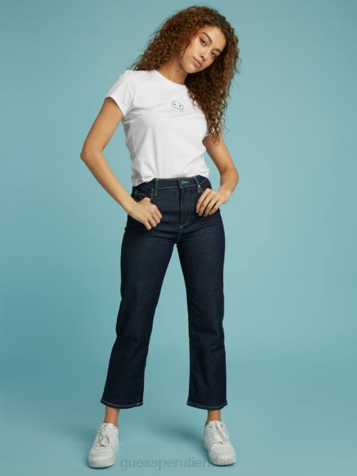 GUESS jeans con tiro muy alto de Friendswithyou unisexo 0P8X161 enjuague lavado vestir