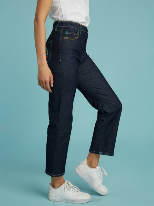 GUESS jeans con tiro muy alto de Friendswithyou unisexo 0P8X161 enjuague lavado vestir