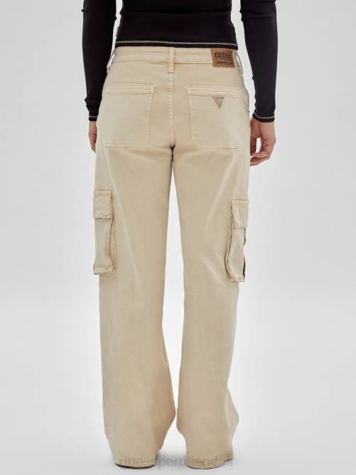 GUESS kit original jeans cargo unisexo 0P8X170 ir lavado bronceado laurie vestir