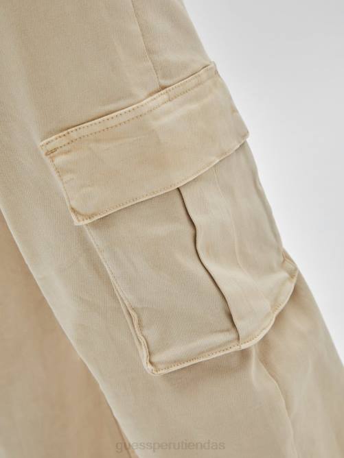 GUESS kit original jeans cargo unisexo 0P8X170 ir lavado bronceado laurie vestir