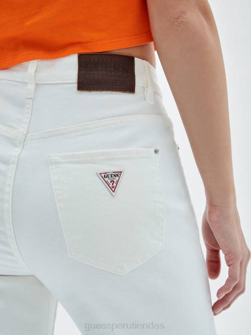 GUESS kit original mom jeans unisexo 0P8X2168 ir lavado crudo vestir