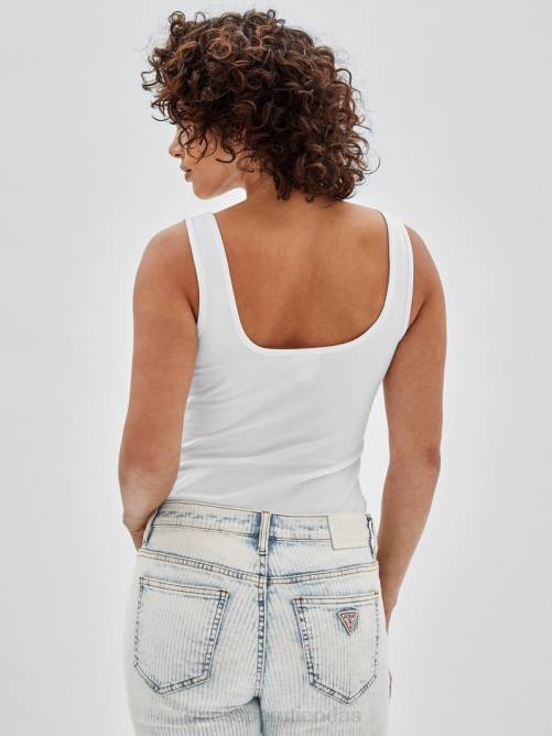 GUESS mono original unisexo 0P8X1384 blanco puro vestir