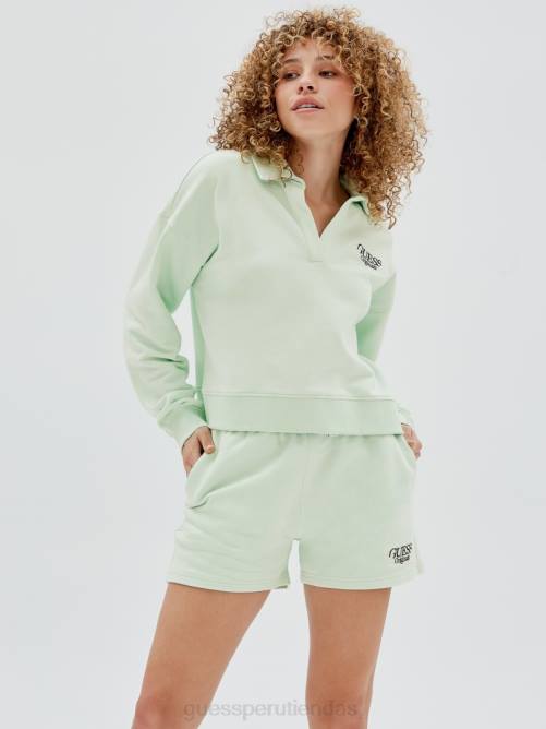 GUESS polo original unisexo 0P8X1372 jade suave vestir