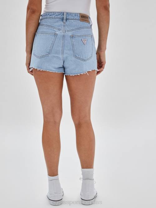 GUESS shorts vaqueros desgastados kit originals unisexo 0P8X122 ir a fez lt lavar vestir