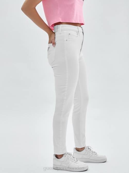 GUESS jeans ajustados kit originales unisexo 0P8X205 ir lavado crudo vestir
