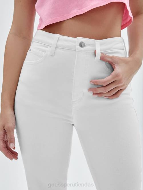 GUESS jeans ajustados kit originales unisexo 0P8X205 ir lavado crudo vestir
