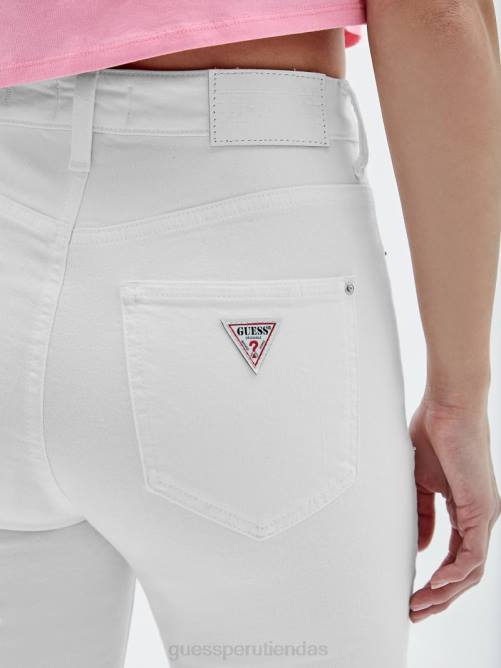 GUESS jeans ajustados kit originales unisexo 0P8X205 ir lavado crudo vestir