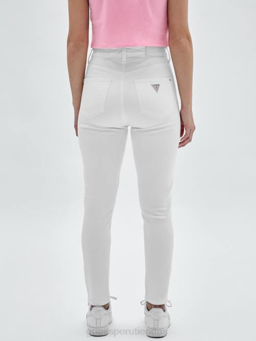 GUESS jeans ajustados kit originales unisexo 0P8X205 ir lavado crudo vestir