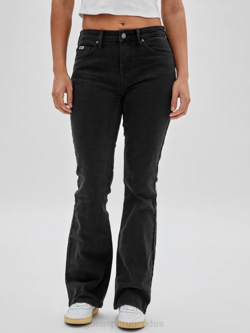 GUESS jeans bootcut kit originals unisexo 0P8X172 ir lavado hyde negro vestir