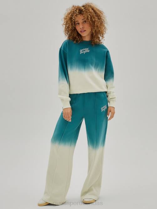 GUESS pantalones de chándal anchos originales unisexo 0P8X2205 lago capri multi vestir