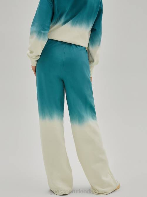 GUESS pantalones de chándal anchos originales unisexo 0P8X2205 lago capri multi vestir
