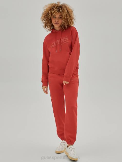 GUESS pantalones deportivos kit originales unisexo 0P8X2470 pagoda roja vestir
