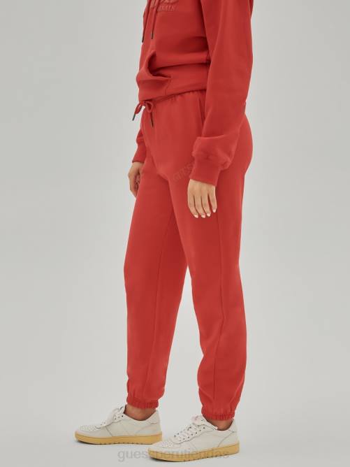 GUESS pantalones deportivos kit originales unisexo 0P8X2470 pagoda roja vestir