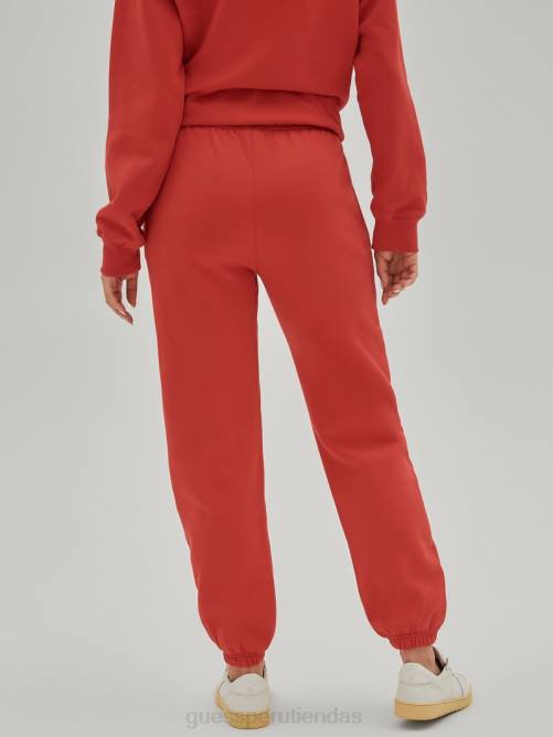 GUESS pantalones deportivos kit originales unisexo 0P8X2470 pagoda roja vestir