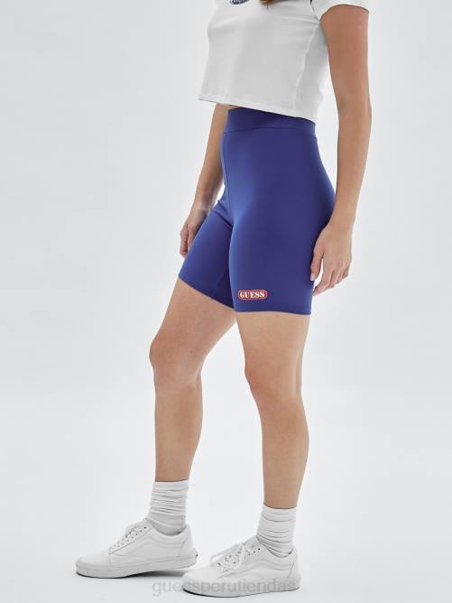 GUESS shorts biker originales unisexo 0P8X2079 surfeando azul vestir